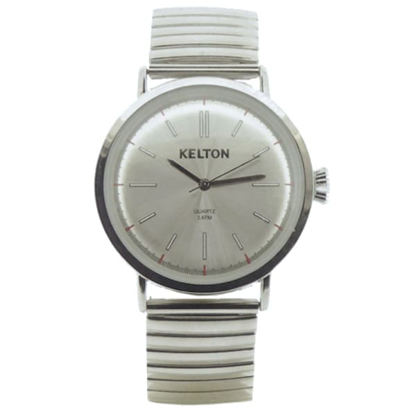 Montre Kelton Metallic Chrome Elastic