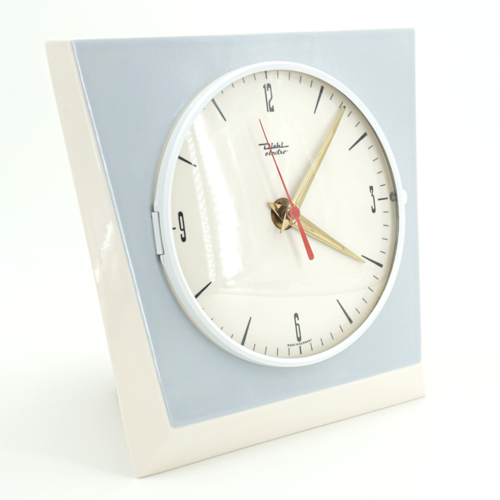 Horloge Murale Bleue Claire Diehl – Image 2