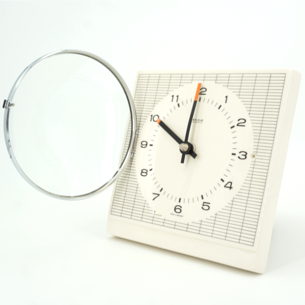 Horloge Murale Crème Motifs Noirs Kienzle – Image 3