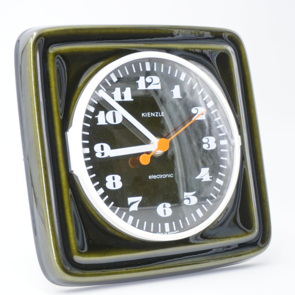 Horloge Murale Vert Olive Kienzle – Image 2