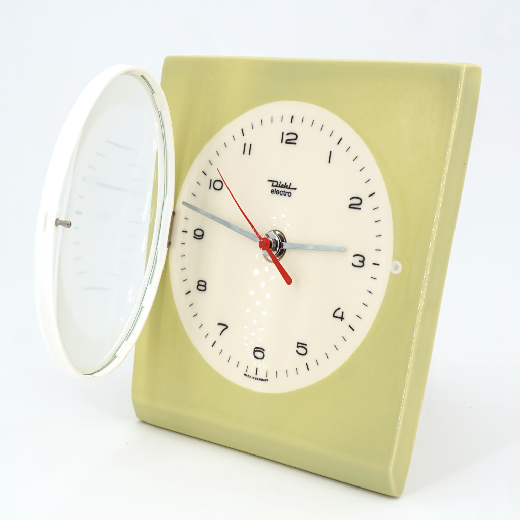 Horloge Murale Verte Pistache Diehl – Image 2