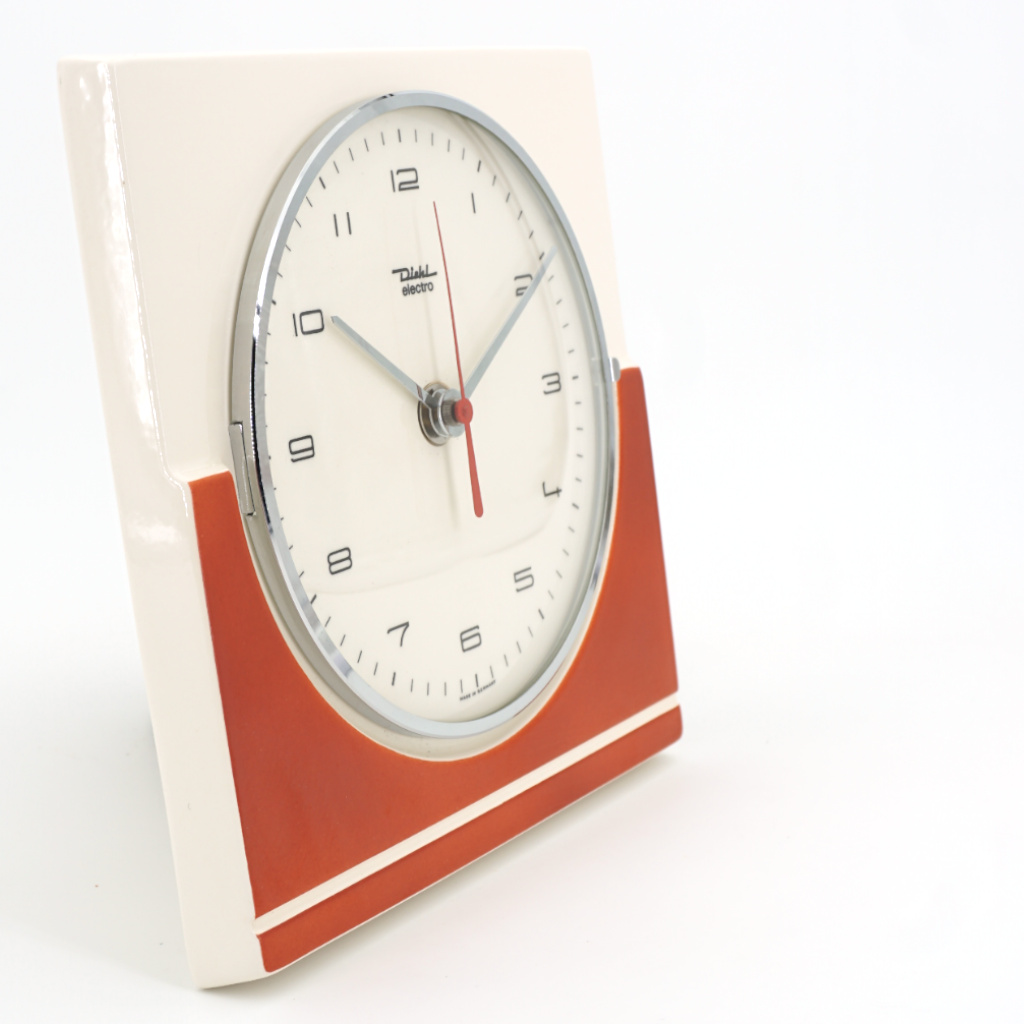 Horloge Murale Diehl Corail et Crème – Image 2