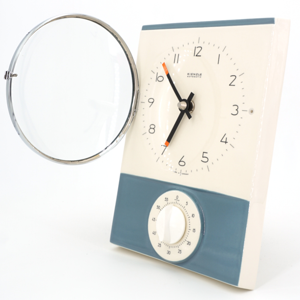 Horloge Murale Crème et Bleu Avec Minuteur Kienzle – Image 3