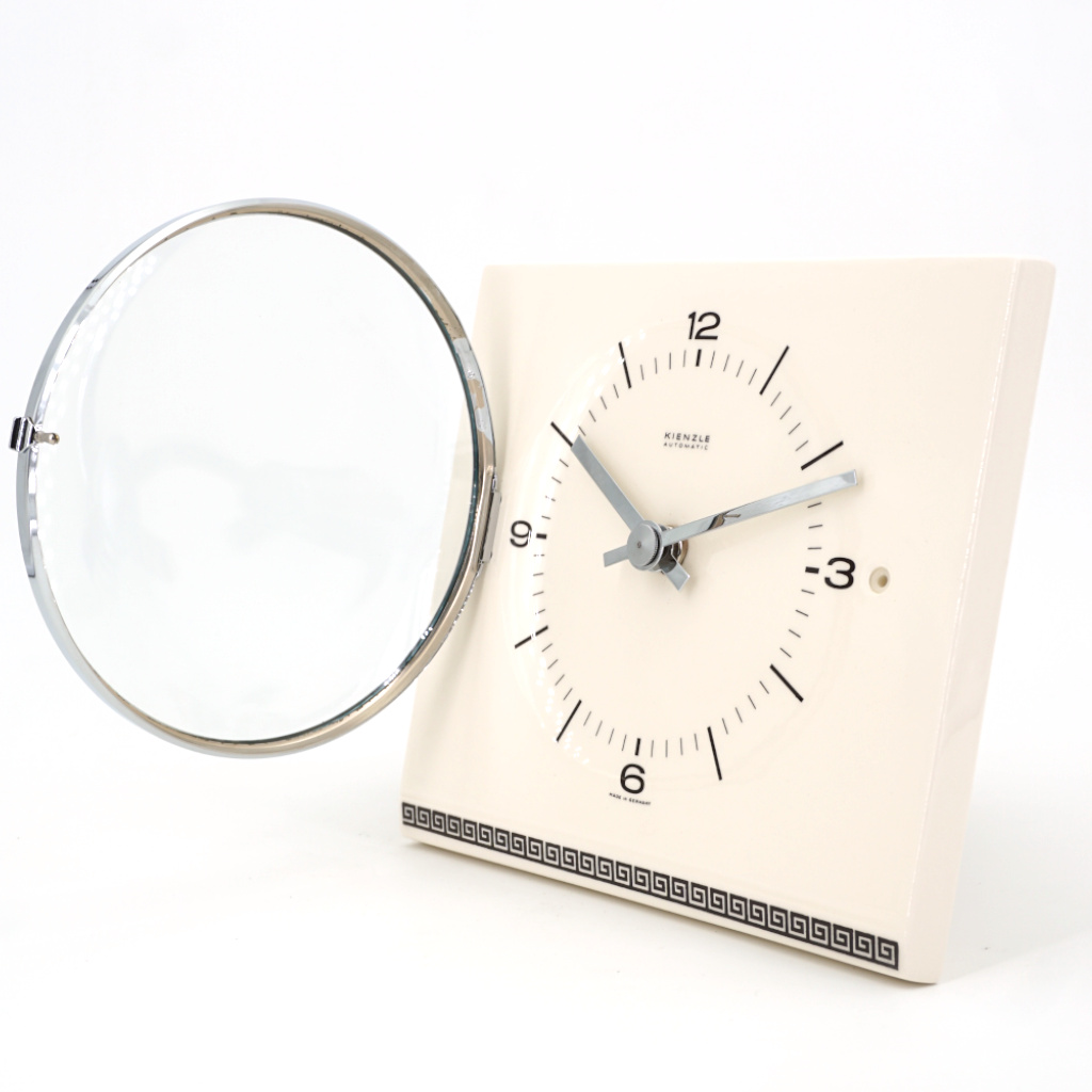 Horloge Murale Crème Liseré Noir Kienzle – Image 4