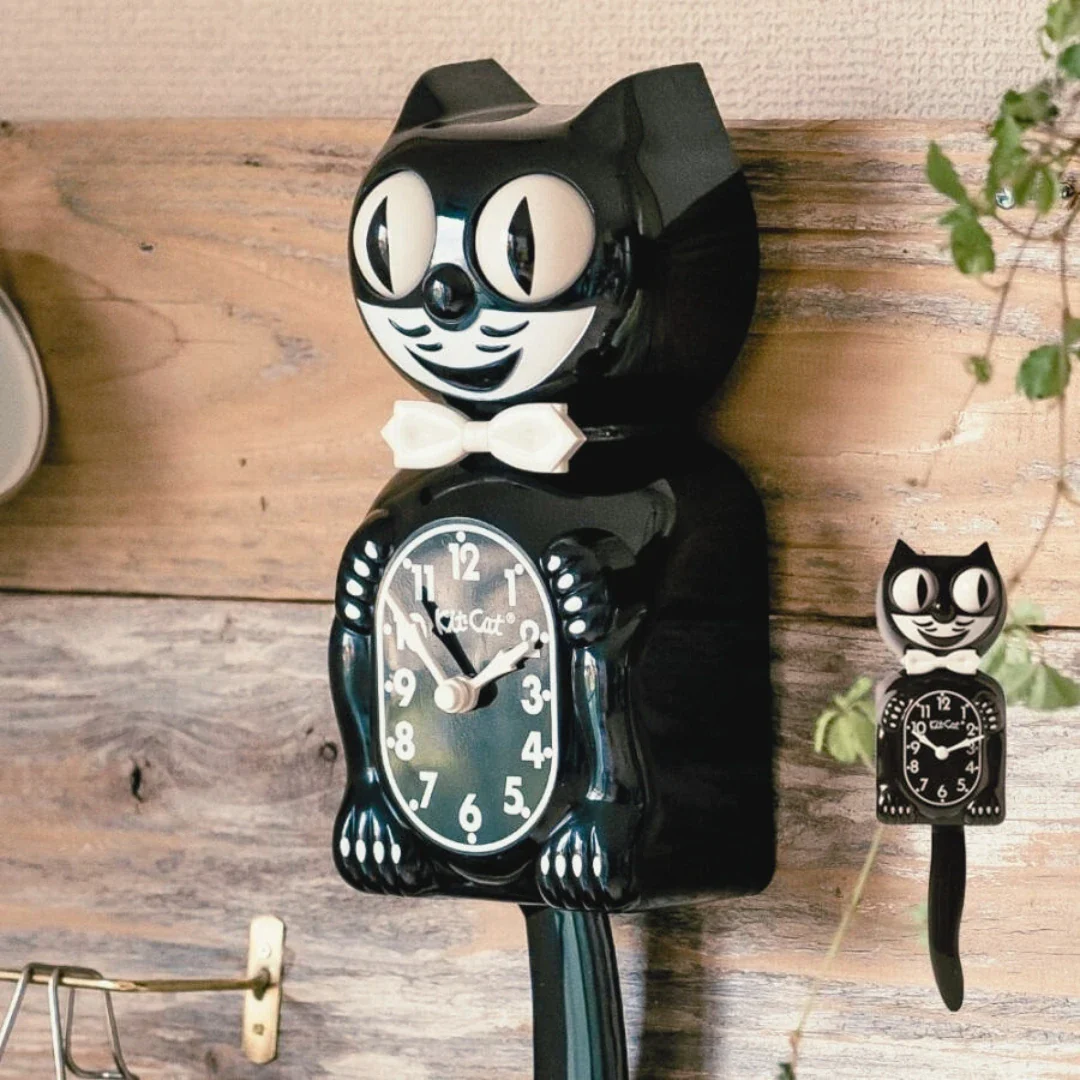 Horloge Kit-Cat Klock Noire (L'Originale) – Image 11