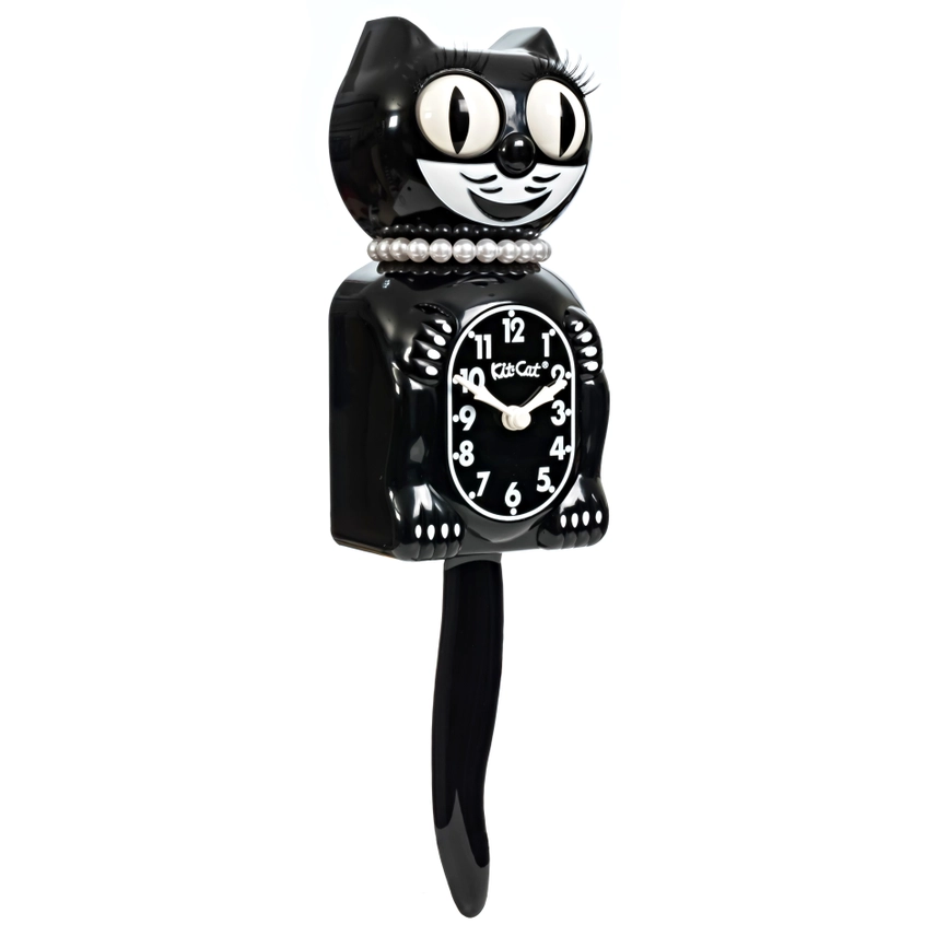 Horloge Kit-Cat Klock Lady Noire (Édition Limitée) – Image 2