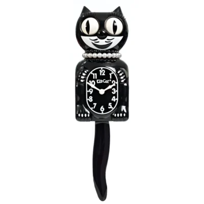 Horloge Kit-Cat Klock Lady Noire (Édition Limitée)