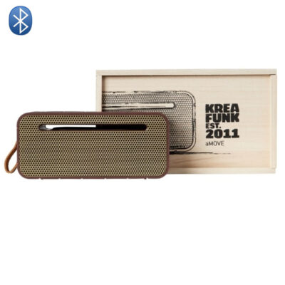 Enceinte Bluetooth Kreafunk aMove vintage prune retro