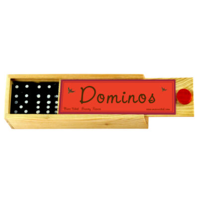 boite dominos bois jeu enfance