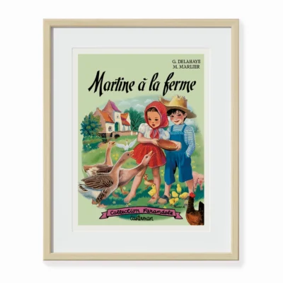 Affiche « Martine à la ferme » - (Casterman)