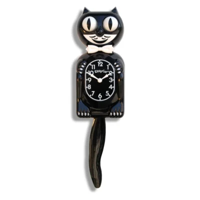 Horloge Kitty-Cat Mini Noire (30 cm)