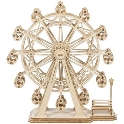 Puzzle 3D grande roue en bois DIY