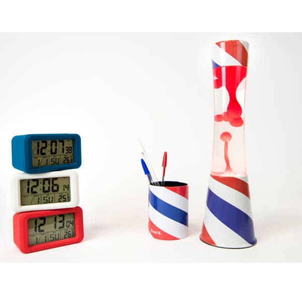FISURA - Lampe à Lave Bleu, Blanc, Rouge – Image 2