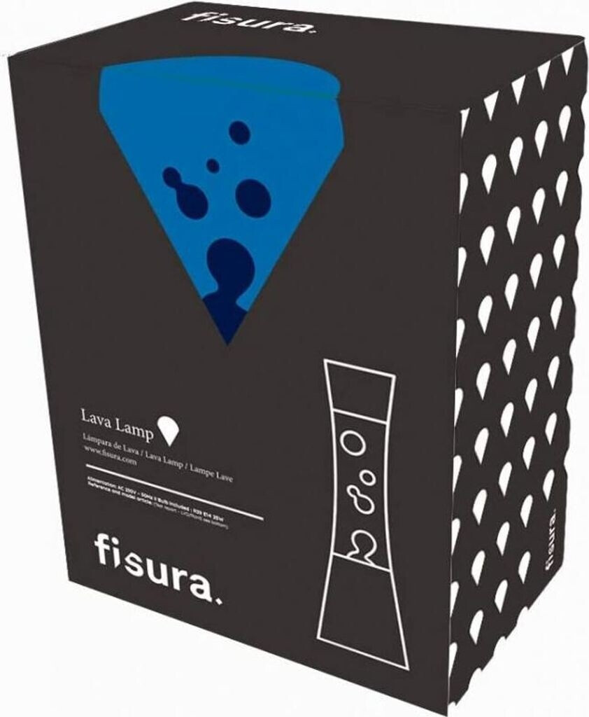 FISURA - Lampe à Lave Métal et Bleue – Image 5