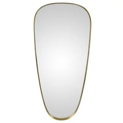Miroir Ovale en Laiton
