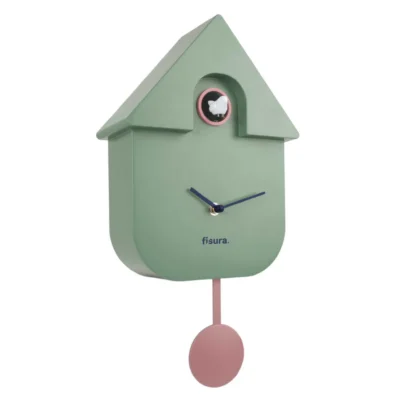 Horloge / Pendule Clock CUCKOO Vert Menthe