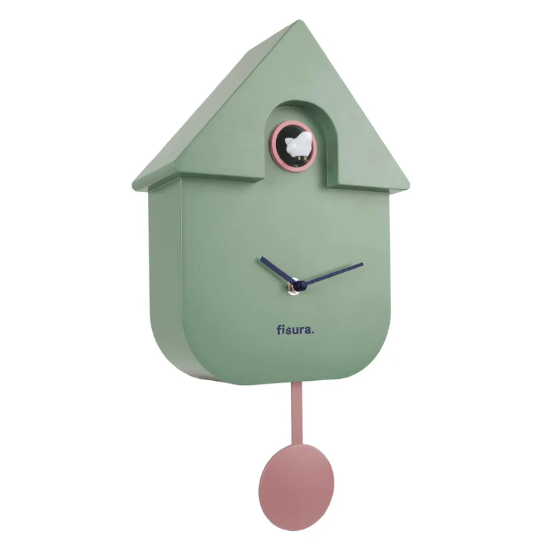 Horloge / Pendule Clock CUCKOO Vert Menthe