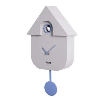 Horloge / Pendule Clock CUCKOO Grise (Fisura)