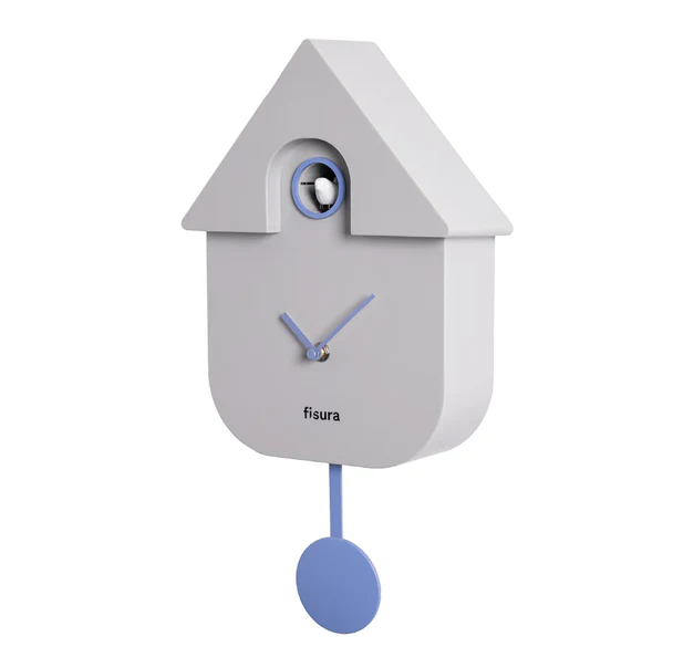 Horloge / Pendule Clock CUCKOO Grise (Fisura)
