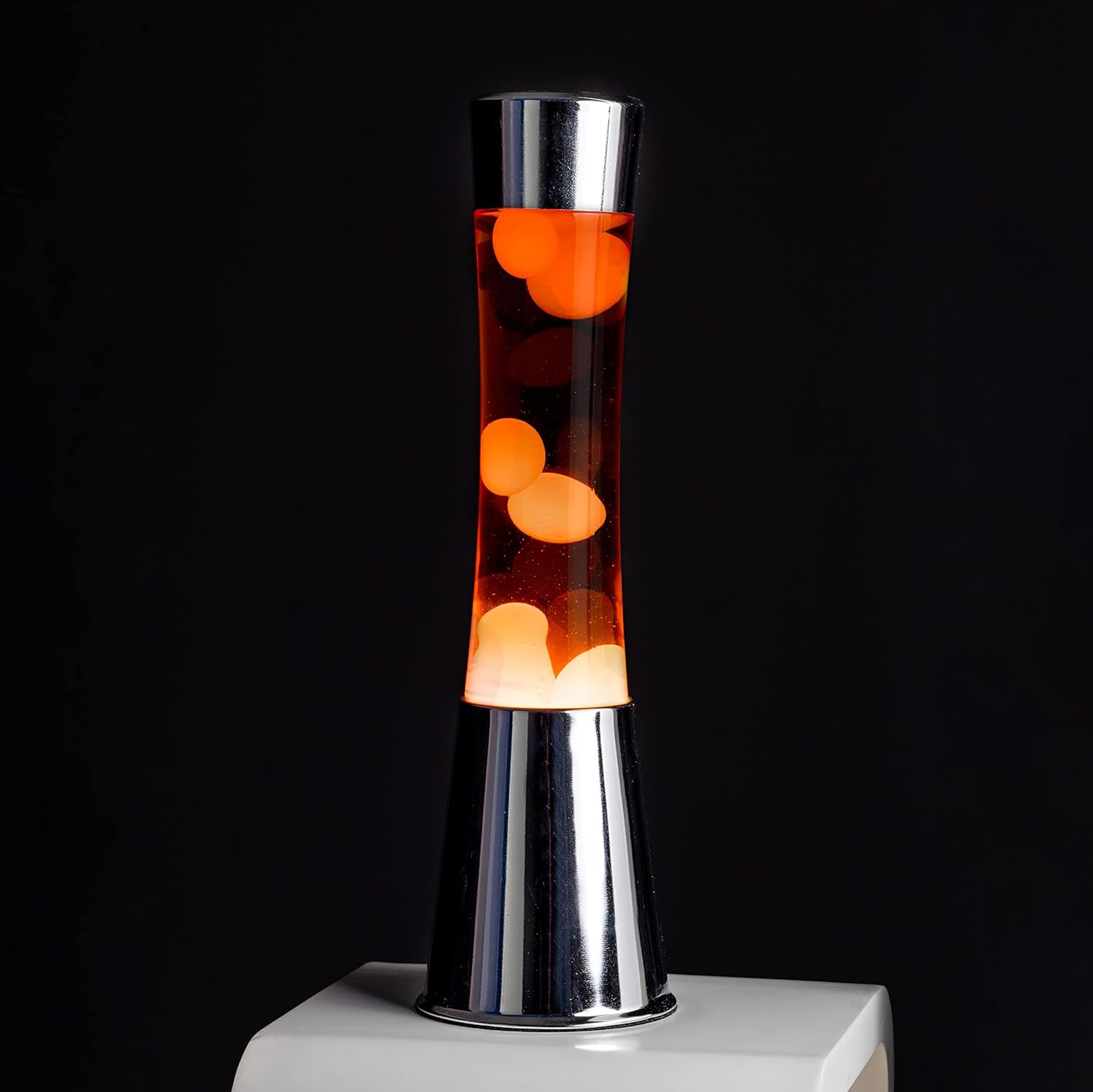 FISURA - Lampe à Lave Métal et Orange – Image 6