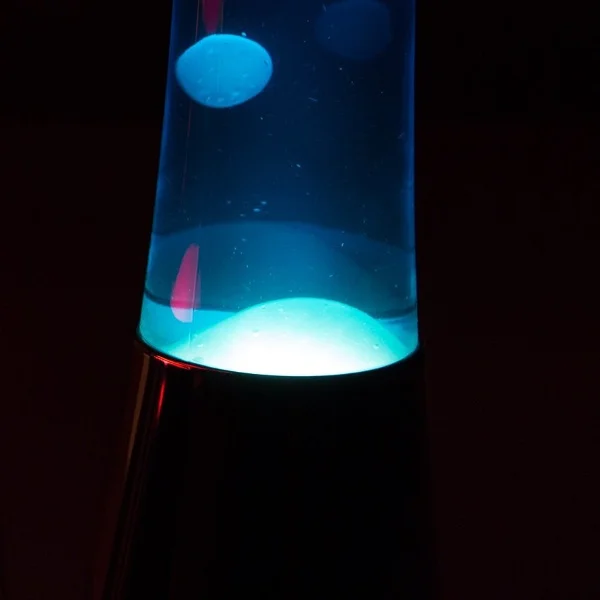 Lampe à Lave Blanche et Bleue