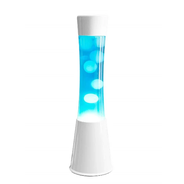 Lampe à Lave Blanche et Bleue