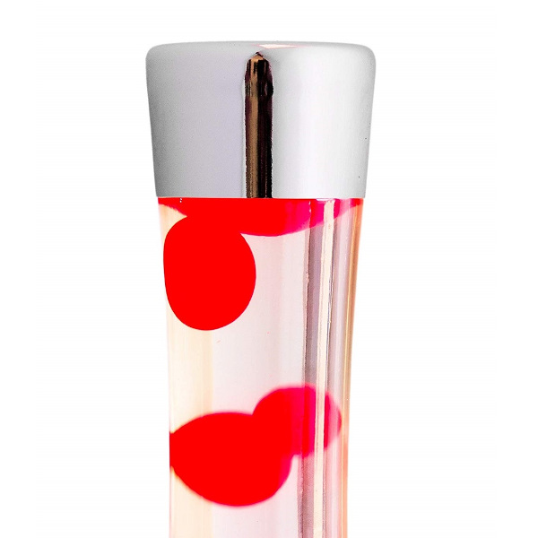 Lampe à Lave Métal et Rouge