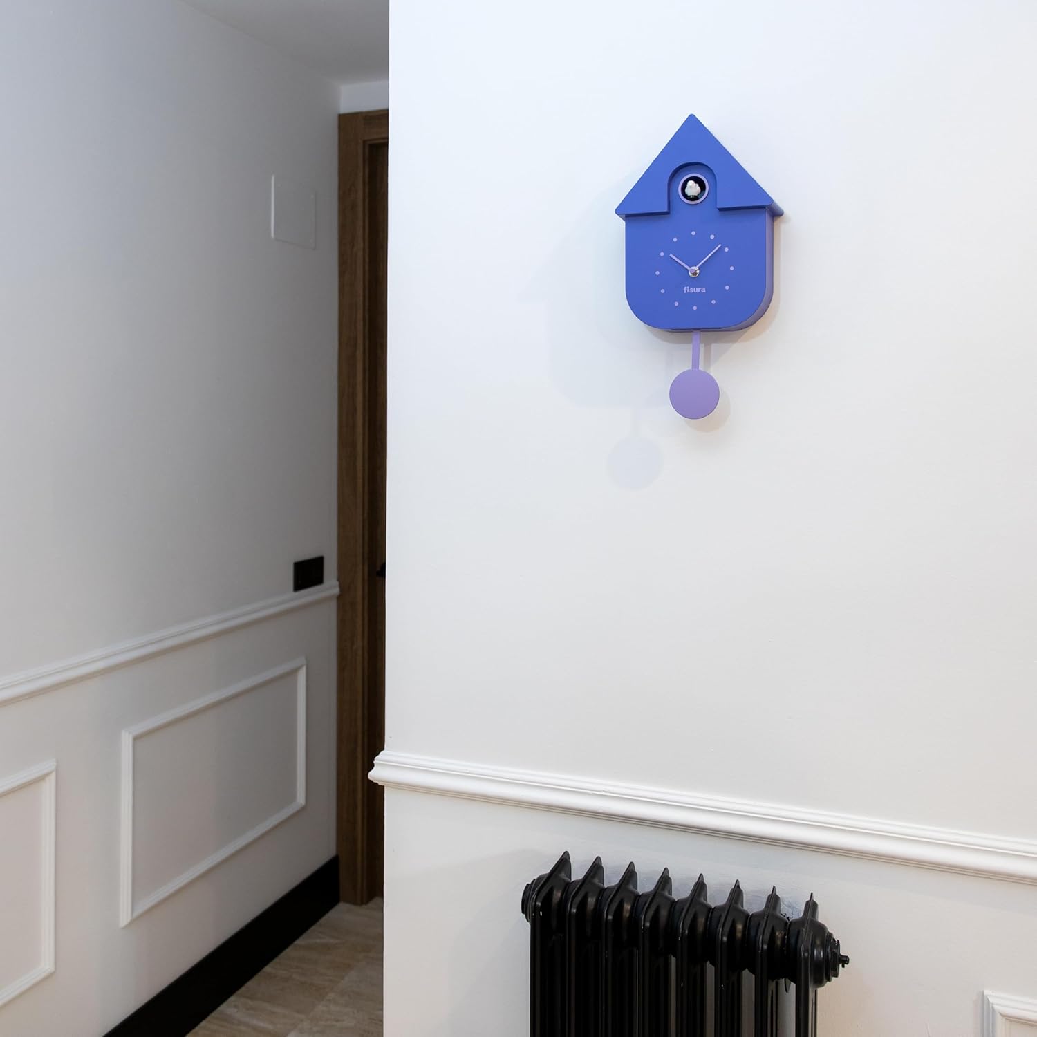 (NOUVEAUTÉ) Horloge / Pendule Clock CUCKOO Violet et Lilas (Fisura) – Image 4