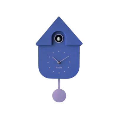 (NOUVEAUTÉ) Horloge / Pendule Clock CUCKOO Violet et Lilas (Fisura)