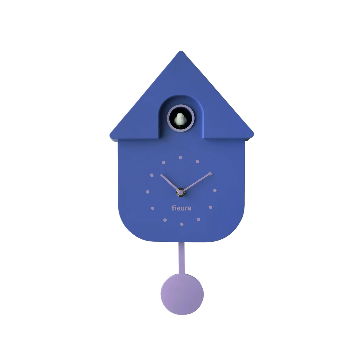 (NOUVEAUTÉ) Horloge / Pendule Clock CUCKOO Violet et Lilas (Fisura)