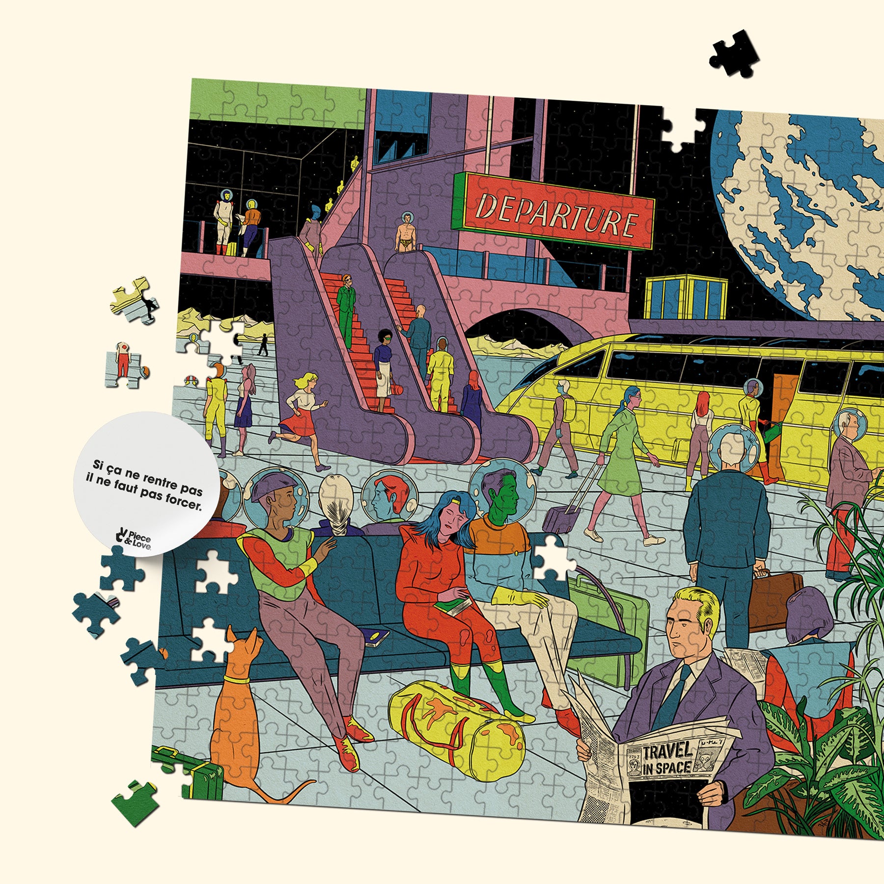 Puzzle 1000 pièces Station de Piece and Love – Image 2