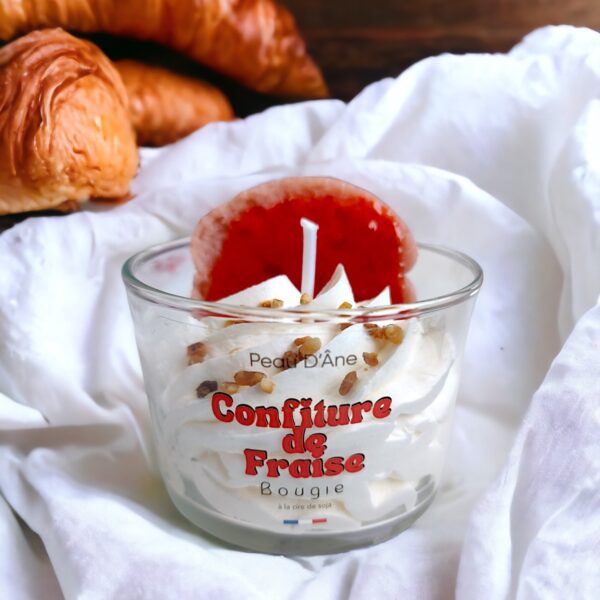 Bougie Gourmande Confiture de Fraises