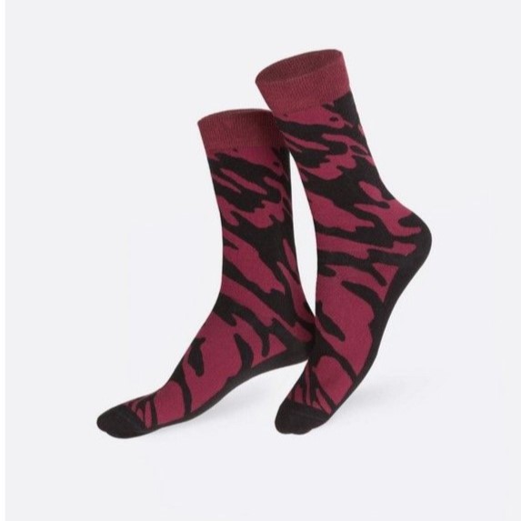Chaussettes Vin Rouge – Image 2