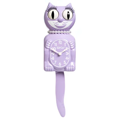 (NOUVEAUTÉ) Horloge Kit-Cat Klock Lady Lilas (Édition Limitée)