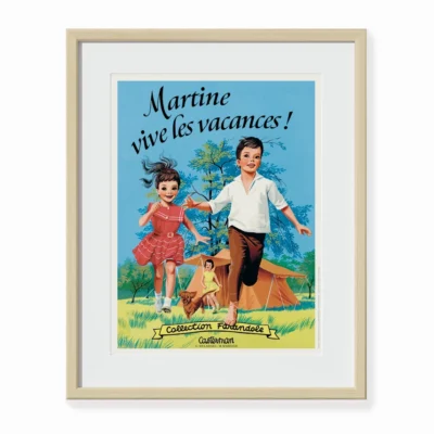 Affiche « Martine en Vacance » - (Casterman)