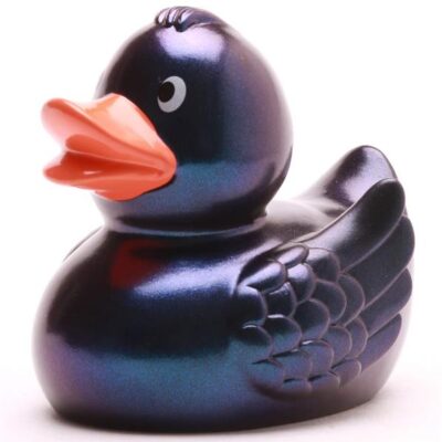 DuckShop - Canard en caoutchouc Milena bleu métallique