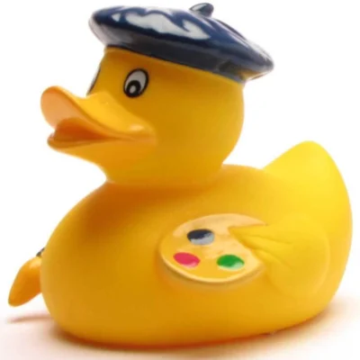 DuckShop - Canard en caoutchouc Peintre
