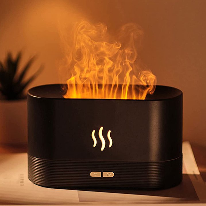 (NOUVEAUTÉ) Diffuseur LED Effet Flamme - Humidificateur d'air et Diffuseur de Senteurs – Image 4