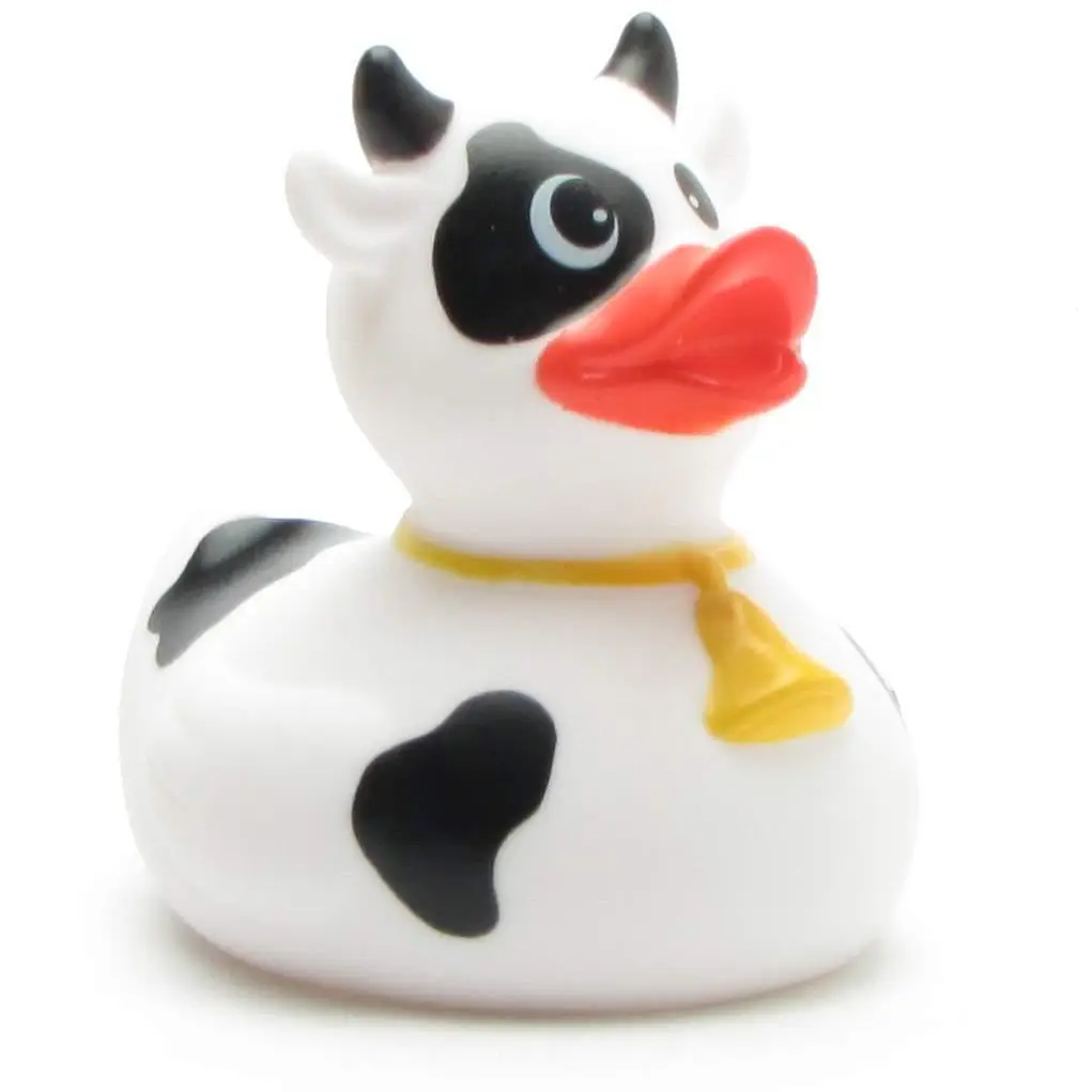 DuckShop - Canard en caoutchouc Vache noire et blanche – Image 2