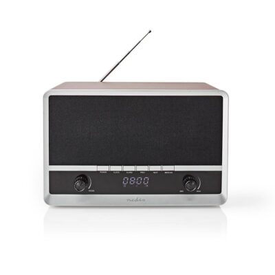 Radio FM Nedis RDFM5200BN Noir / Marron