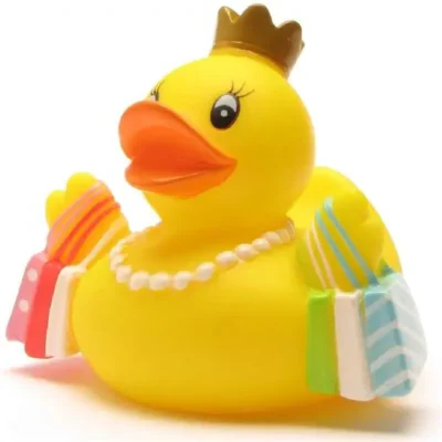 DuckShop - Canard en caoutchouc Reine du Shopping