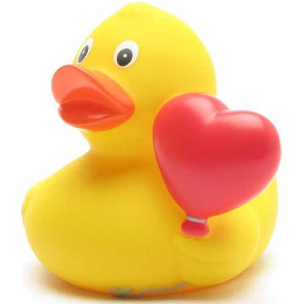 DuckShop - Canard en caoutchouc Ballon en forme de Cœur