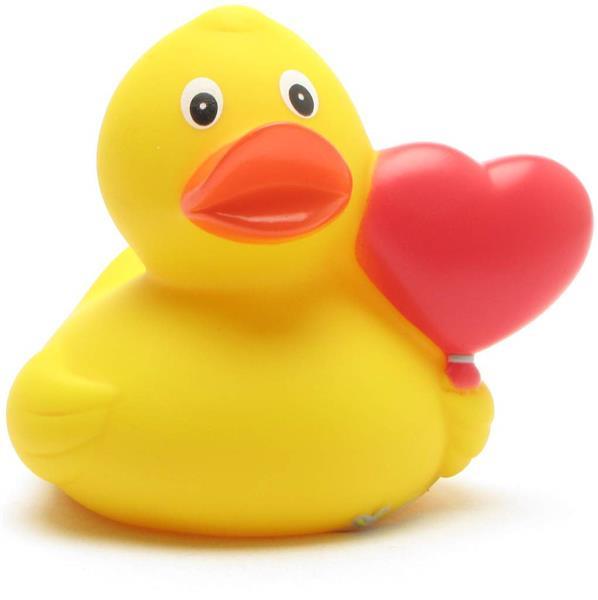 DuckShop - Canard en caoutchouc Ballon en forme de Cœur – Image 4