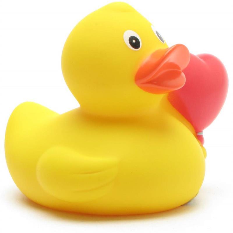 DuckShop - Canard en caoutchouc Ballon en forme de Cœur – Image 2