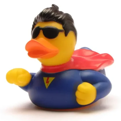 DuckShop - Canard en caoutchouc super-héros (Super-Man)