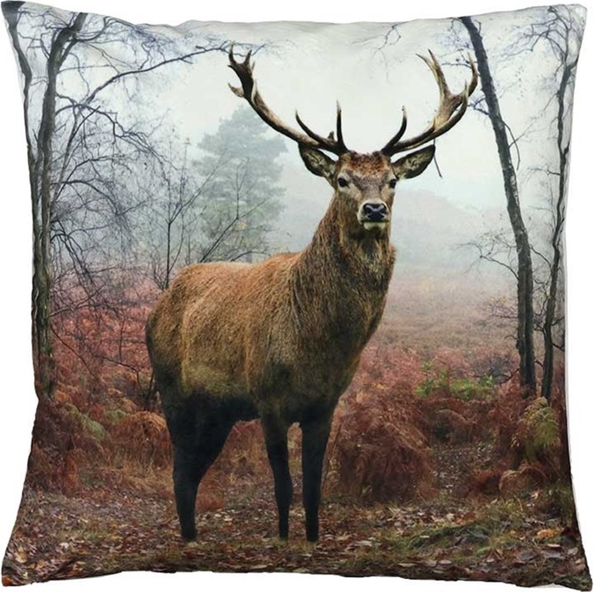 Coussin Cerf HIVER ( 45 x 45 )