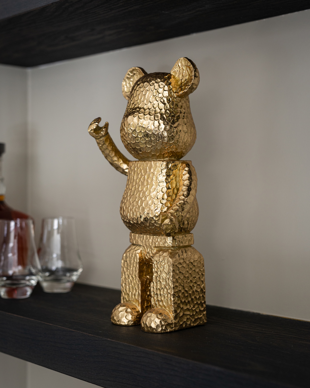 (NOUVEAUTÉ) Richmond Figurines Ours en Céramique - GOLD (29 cm) (Édition Limitée) – Image 5