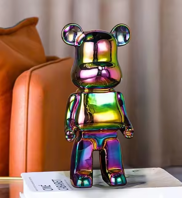 (NOUVEAUTÉ) Figurines Ours en Céramique - Multicolore (27 cm) (Édition Limitée)