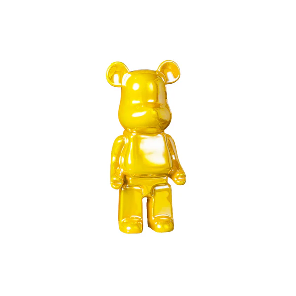 (NOUVEAUTÉ) Figurines Ours en Céramique - Jaune (22 cm) (Édition Limitée) – Image 2