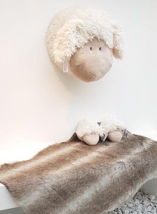 Trophée Peluche MURALE- S – MOUTON – Image 3